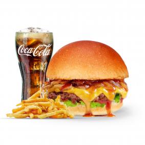 Cherry Smash Burger Menü