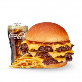 Triplex Smash Burger Menü