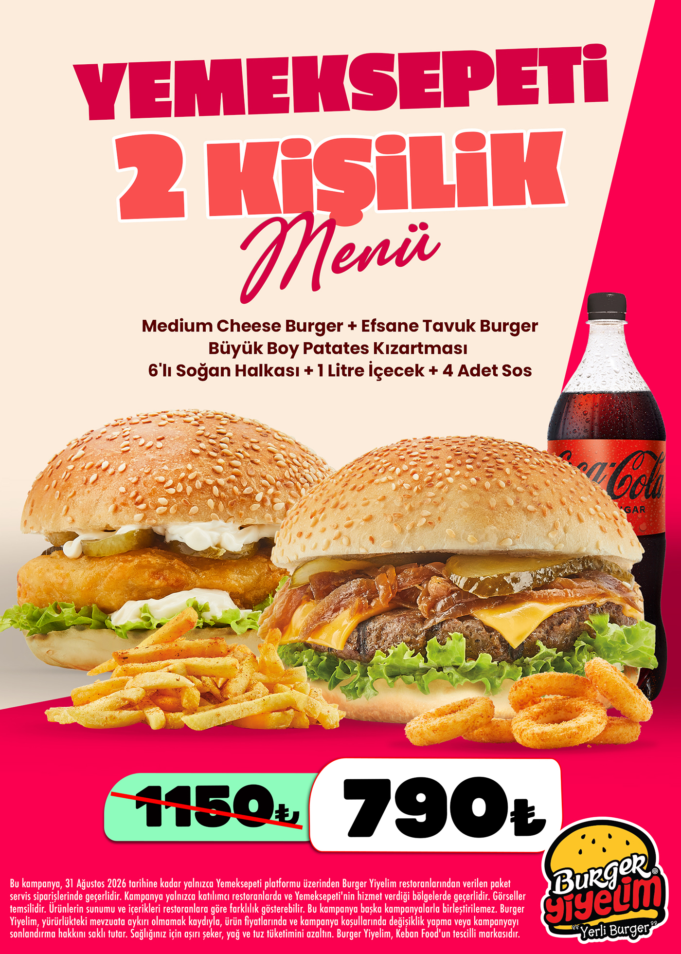 Yemek Sepeti 2 Kişilik